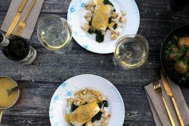 Sommermad for to: Opskrift på rødfisk med grillet blomkål og beurre blanc