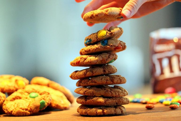 Sophias cookies med sej midte og sprød kant
