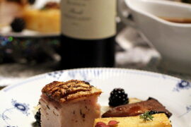 Nytårsmenu på grill: Gris med pommes fondant og sauce bordelaise...
