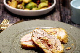 Thanksgiving Tema: Opskrift på Cordon Bleu på kalkunbryst...