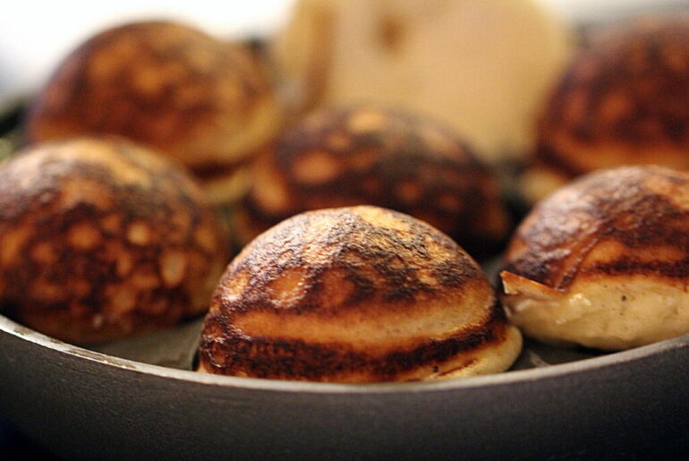 Æbleskiver med cognac "næsten" som mormor lavede dem...