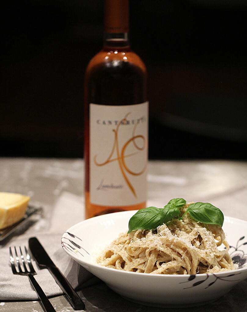 Opskrift på den lækreste citronpasta med basilikum og parmesan
