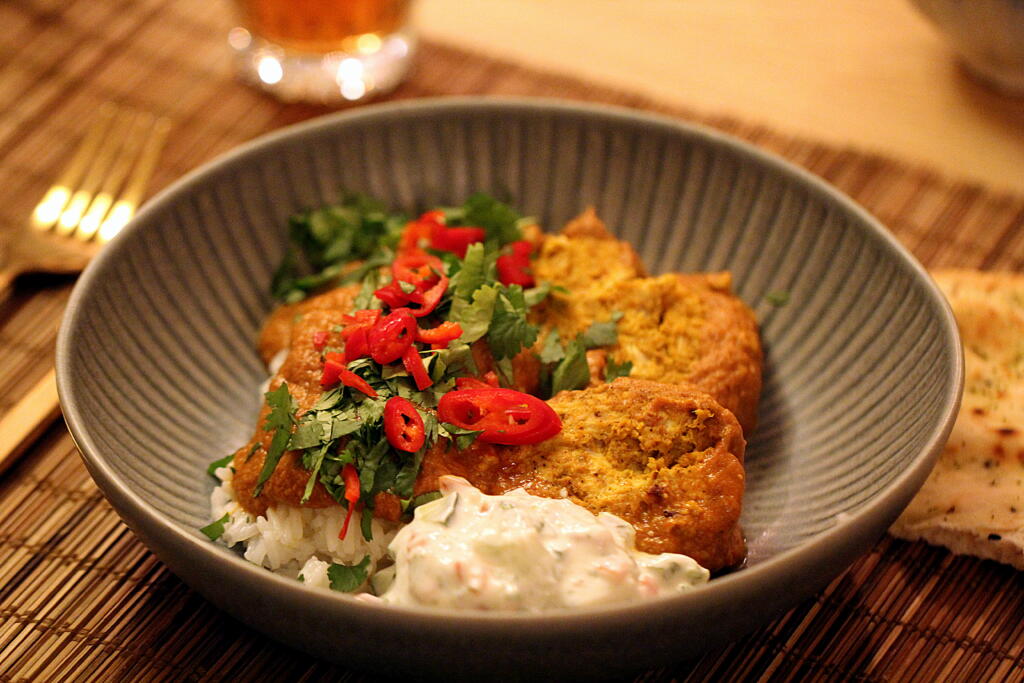 Opskrift på den lækreste Chicken Tikka Masala