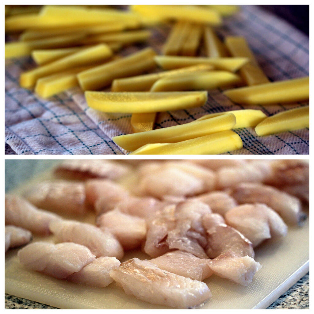 Opskrift på "Fish N Chips" engelsk pubmad når det er bedst...