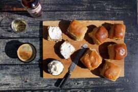 Opskrift på hveder med "whisky-smør"