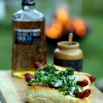 Hotdogs med ramsløgsmayo, remoulade og whiskysennep...