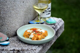 Halloween Tema: Cannelloni med græskarcreme og ricotta