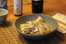 Nem pasta med svampe og pancetta