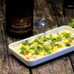 Nytår: Snack til champagne - ceviche af kulmule med mango og chili