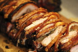 Opskrift på porchetta på grill