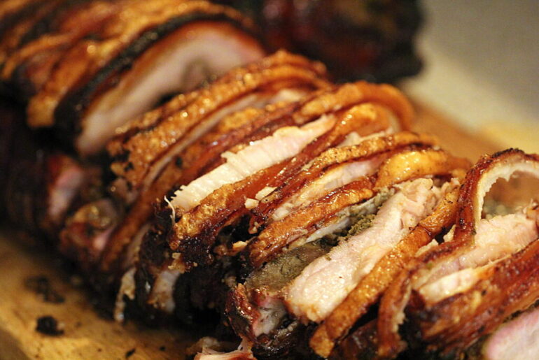 Opskrift på porchetta på grill