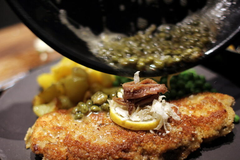 Opskrift på klassisk wienerschnitzel med "dreng"...