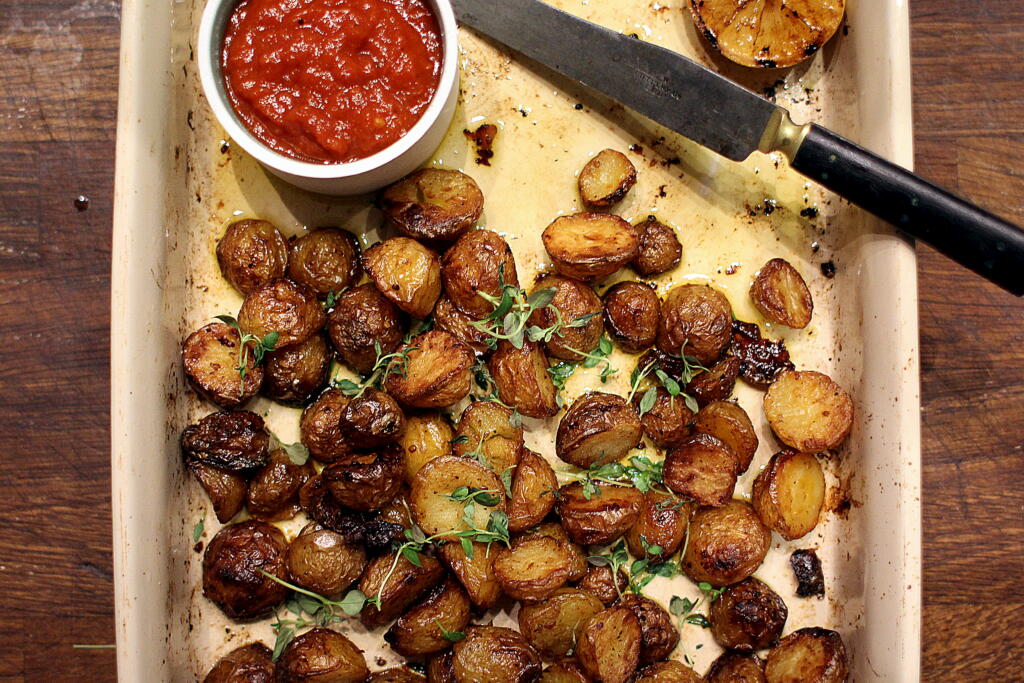 Opskrift på de sprødeste kartofler i ovnen