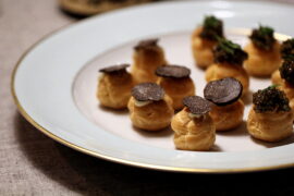 Gougéres med trøffelcreme og comté - dem fra Marchal!