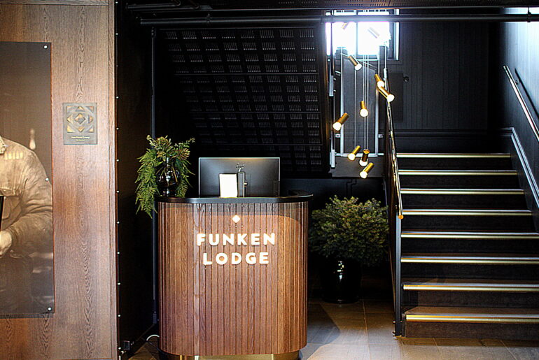 Anmeldelse: "Funken Lodge - Funktionærmessen Restaurant"