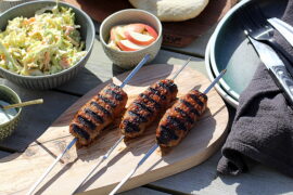 Lammespyd med nordisk coleslaw og friske æbler