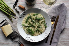 Opskrift på risotto med årstidens grønt