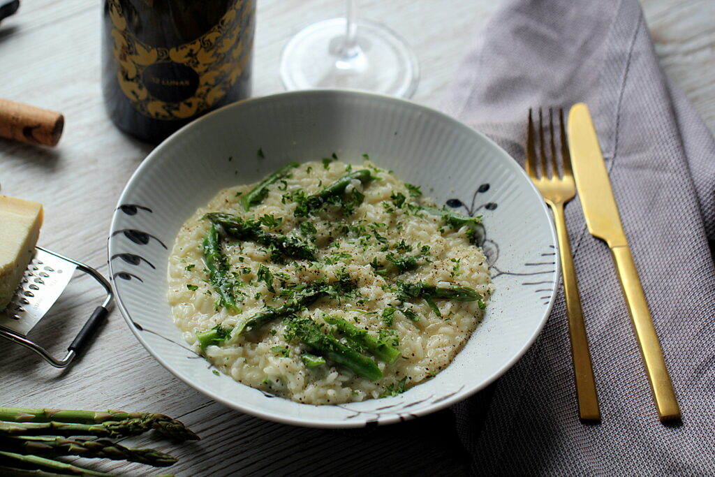 Opskrift på risotto med årstidens grønt