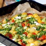 "Kartoffel-nachos" på grillen - perfekt til en hyggeaften