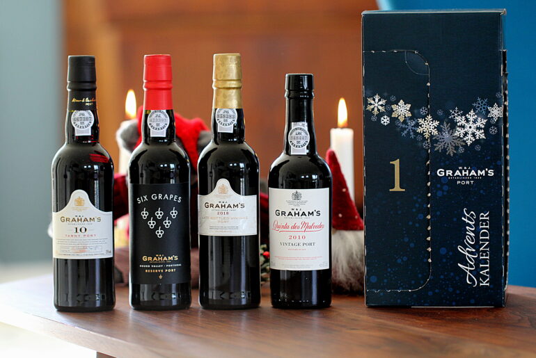 Årets adventskalender er med portvin fra Grahams og H.J. Hansen