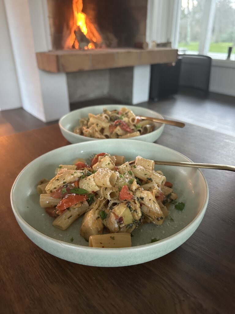 Opskrift på skøn vegetarpasta: den du altid kan lave, når der kommer uventede gæster