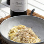 Opskrift på nem pizza bianco med kartoffel, jomfruolivenolie og trøffel