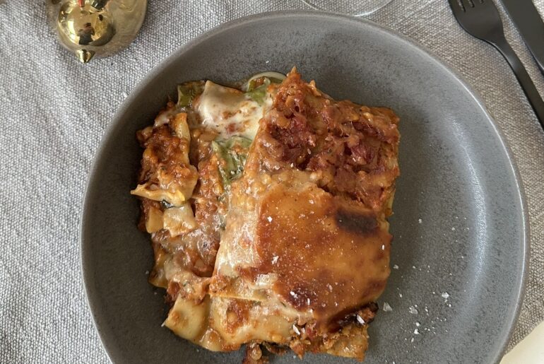 Skøn opskrift på vegetarlasagne