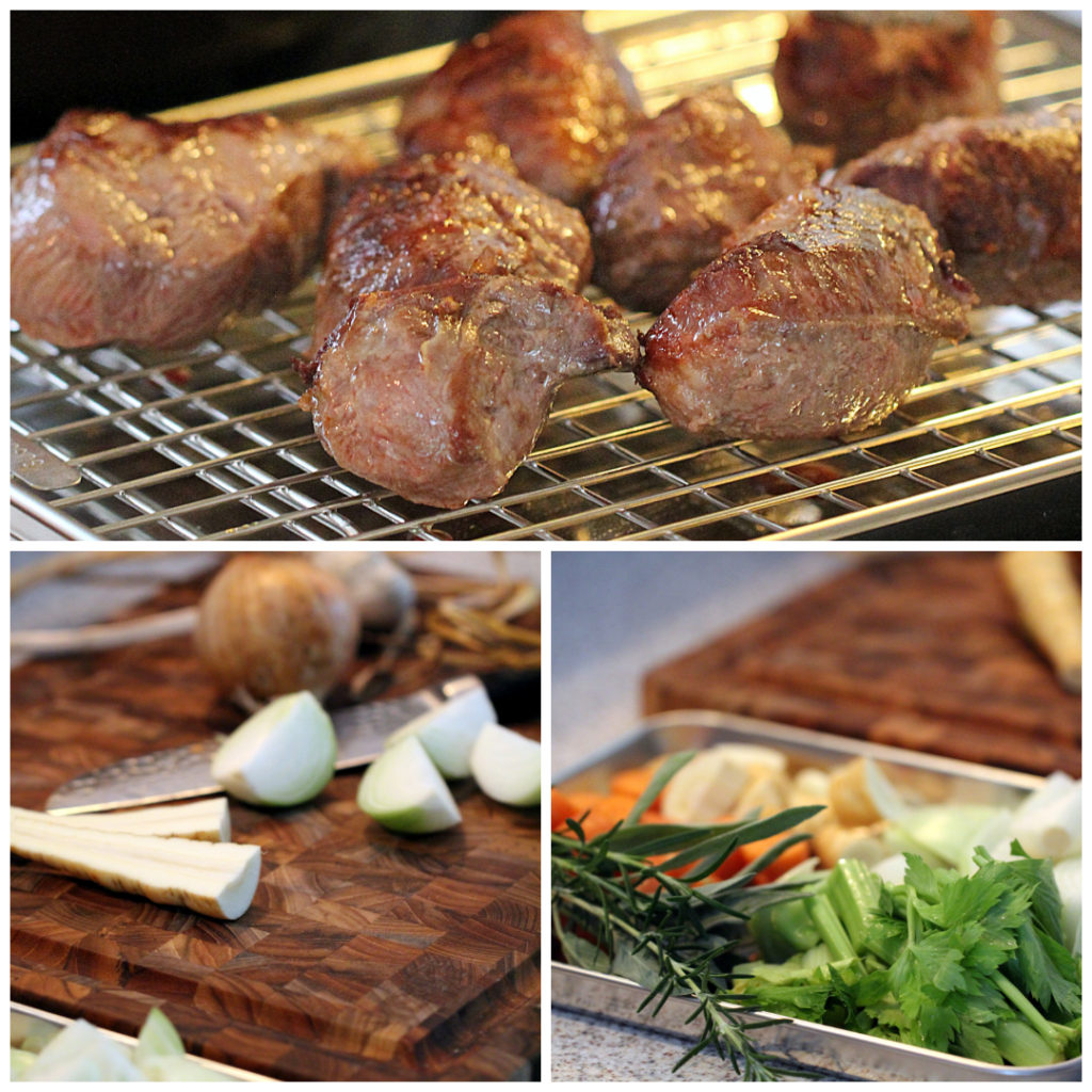 Opskrift på braisserede svinekæber i Guinness med kartoffelmos